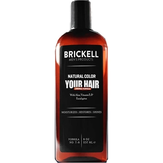 Eurorganiq Brickell Erkeklere Özel Saç, Sakal Beyazlık Giderci ve Renklendirci Şampuan 300 ml For Men