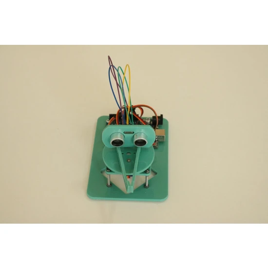 Robimaker Arduino HC-SR04 Sonar Projesi: Mesafe Sensörü Deney Seti HCSR04