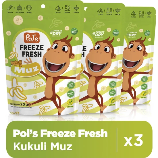 Pol's Freeze Fresh Kukuli Muz 20 G