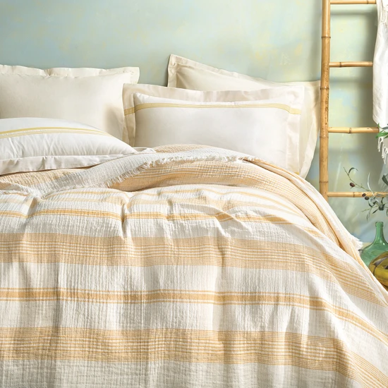 Yataş Bedding Meri Tek Kişilik Pike Takımı - Hardal
