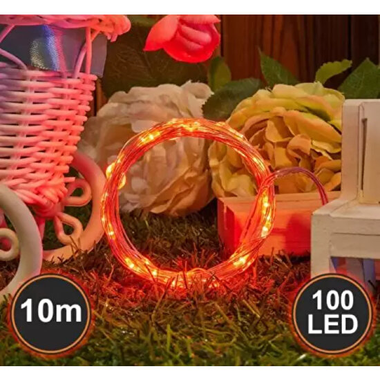 DükkanOn 10 Metre Peri LED Kırmızı Animasyonlu