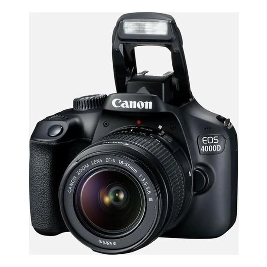 Canon EOS 4000D 18-55 mm DC III Kit Dijital Fotoğraf Makinesi - G