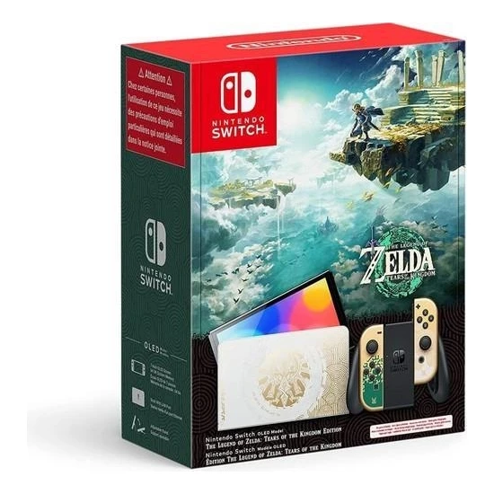 Nintendo Switch Oled Zelda Tears Of The Kingdom Edition - E