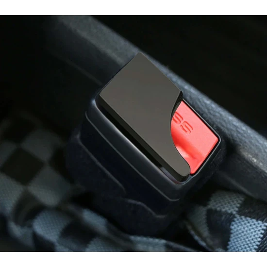 Buxeco Tüm Araçlara Uygun Emniyet Kemer Toka Aparatı Siyah Plastik 2 Adet