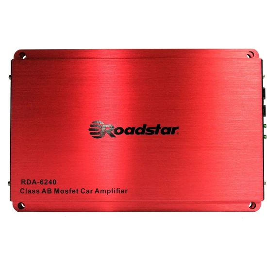 Roadstar Garaj Dünyası Roadstar RDA-6240 4 Kanal Ab Klass Oto Amfi 3000W Maksimum 4X60W Rms