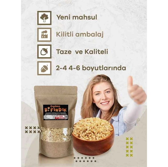 Kavrulmuş Kıyılmış (Pirinç) Doypack 1.kalite Glutensiz Taze Yeni Mahsul 500GR