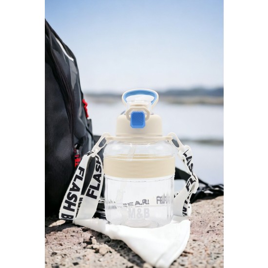 M&B Water Bottle Askılı Sport Matara Pipetli Çocuk Suluk Fiyatı