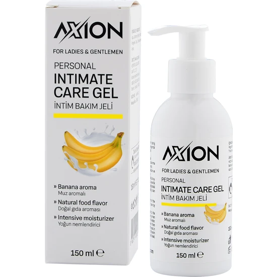 Axion Intim Bakım Jeli Kayganlaştırıcı Muz Aromalı 150 ml