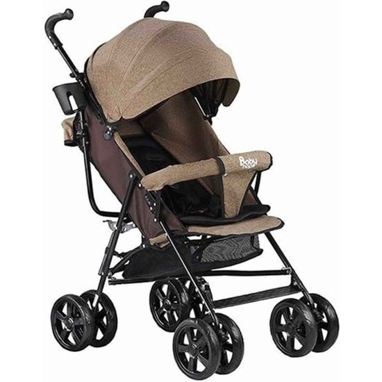 Babyhope SA7 Baston Bebek Arabası Kahverengi