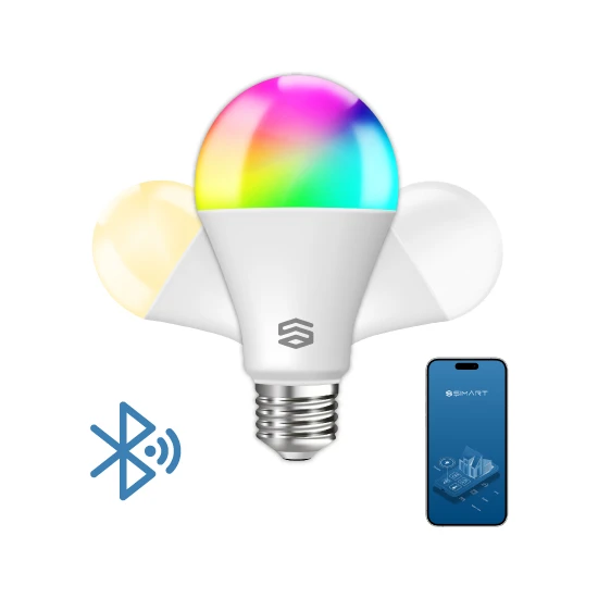Şımart Türkiye Garantili Akıllı Bluetooth LED Ampul 16 Milyon Renk Seçeneği ile