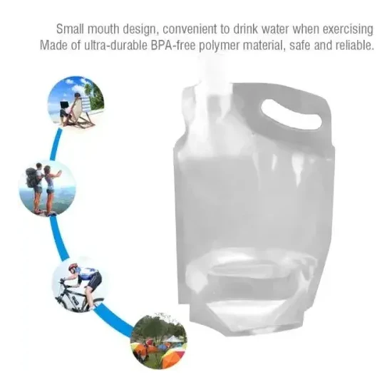 Plastik Kapaklı Su Torbası 1 Litre