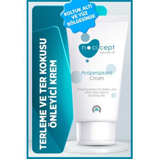 Nocicept Axillary Ap Cream 50ml / Koltuk Altı ve Yüz Bölgesinde Terleme