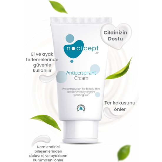 Nocicept AP Antiperspirant Cream 75ml / El ve Ayak Fiyatı