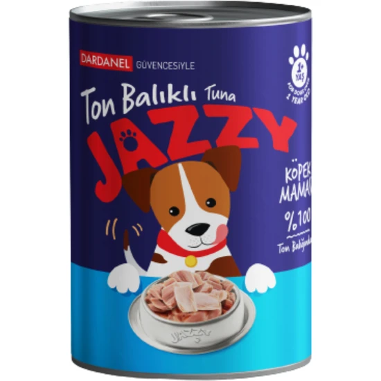 Jazzy Ton Balıklı Tam Yaş Köpek Maması 400 Grx6 Adet