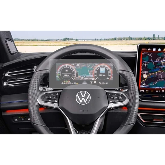Engo Volkswagen Tiguan 10.25 Dijital Gösterge Mat Ekran Koruyucu
