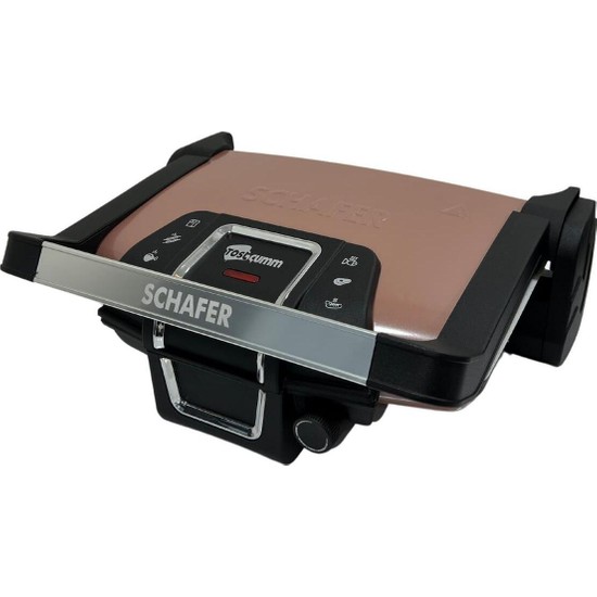 Schafer Pembe Tost Makinesi Tostçumm 1500W Rose Gold 220 - 240 V Tek Yönl