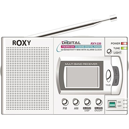 Go İthalat Roxy RXY-330 10 Bant Digital Göstergeli Pilli Radyo (2818)