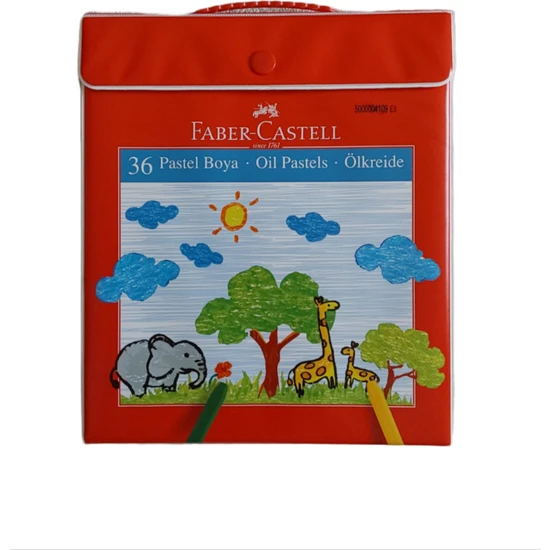 Faber-Castell Plastik Çantalı Tutuculu Pastel Boya 36 Renk