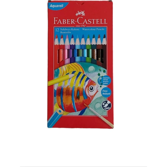 Faber-Castell Aquarell Sulu Boya Kalemi 12'li