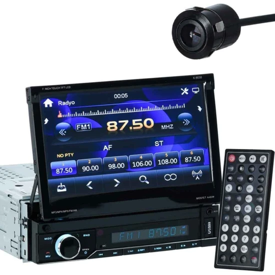 For-x 2 Yıl 4X60 W USB Sd Bluetooth Radyo Indash Oto Teyp X-9030 Bluetooth 4X60 Watt