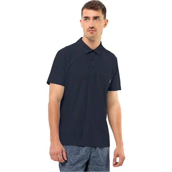 Jack Wolfskin Terral Erkek Kısa Kollu Polo T-Shirt