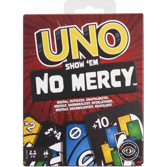 Mattel Games Uno No Mercy Kartlar HWV18