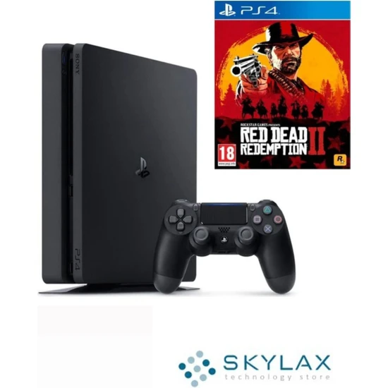 Sony Playstation 4 Slim 1 Tb  +Ps4 Red Dead Redemption 2