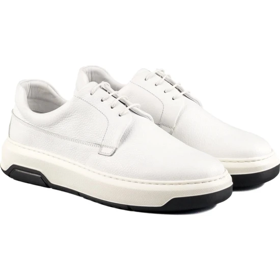 Tezcan Vulcan Beyaz Deri Erkek Spor (Sneaker) Ayakkabı