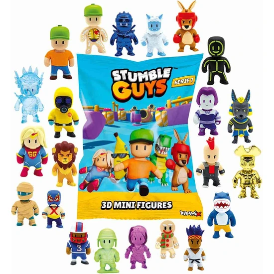 Giochi Preziosi Stumble Guys Mini Figür S1 Sürpriz Paket TUY00000