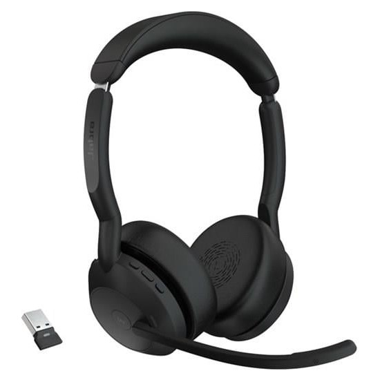 Jabra Evolve2 55 LINK380A Ms Stereo Siyah