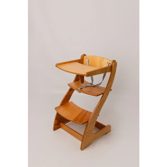 Starly Wood Ahşap Büyüyen Masalı Mama Sandalyesi