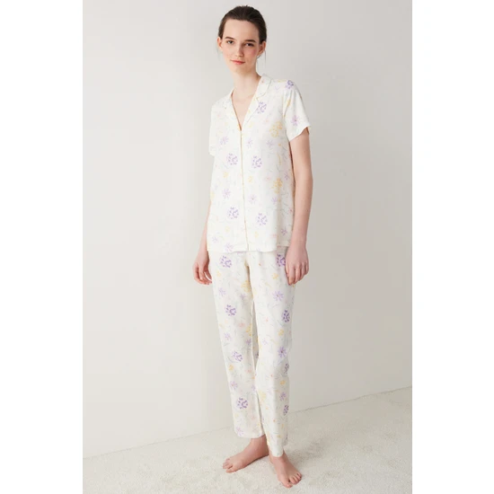 Penti Spring Dream Beyaz Pijama Takımı