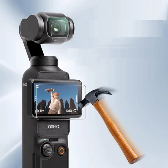 Mettzchrom Dji Osmo Pocket 3 Için Cam Ekran Koruyucu Seti