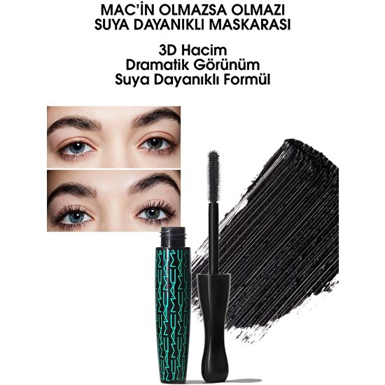 MAC Siyah Maskara - In Extreme Dimension Waterproof Mascara Dimensional Black 13 g 773602332793