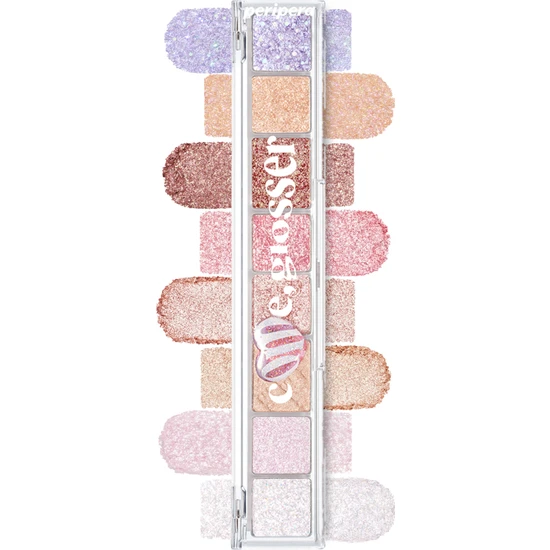 Peripera Yoğun Işıltı Sağlayan, Uzun Süre Kalıcı Glitter Paleti All Take Mood Palette (14 Come, Glosser)