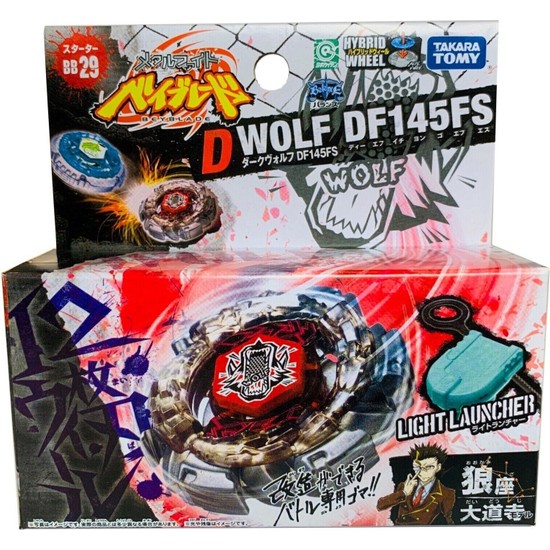 Takara Tomy Metal Fusion Dark Wolf DF145FS Bb-29 BB29 Bb 29 Fırlatıcılı Tam Set