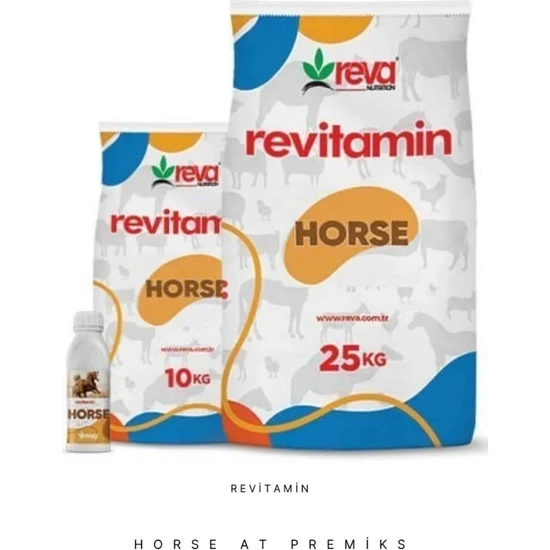 Reva Revitamin Horse Atlar Için Vitamin ve Mineral Takviyeli Hayvan Yem Katkısı 10 kg -25 kg