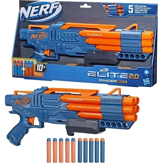 Nerf Elite 2.0 Ranger Pd-5 Blaster 10 Adet Nerf Elite Dart Seti