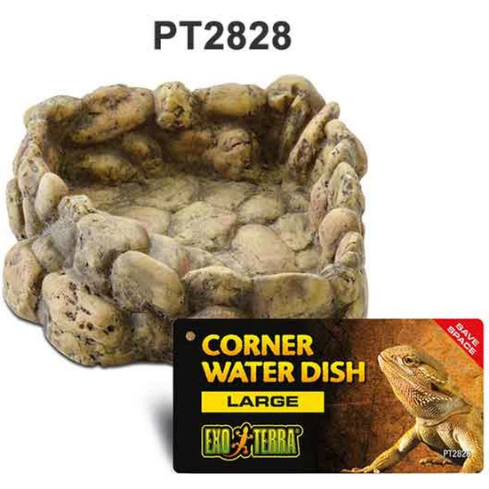 Exo Terra Corner Water Dish Large 326107