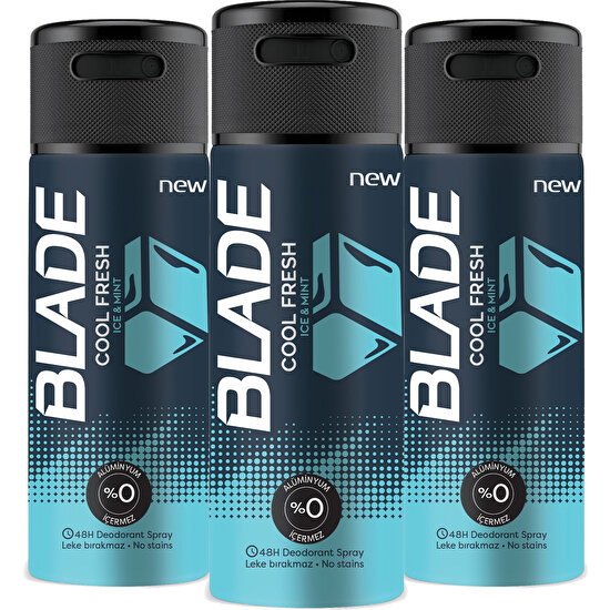 Blade Cool Fresh Erkek Deodorant 3x150ml