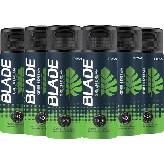 Blade Green Dream Deodorant 6x150ml