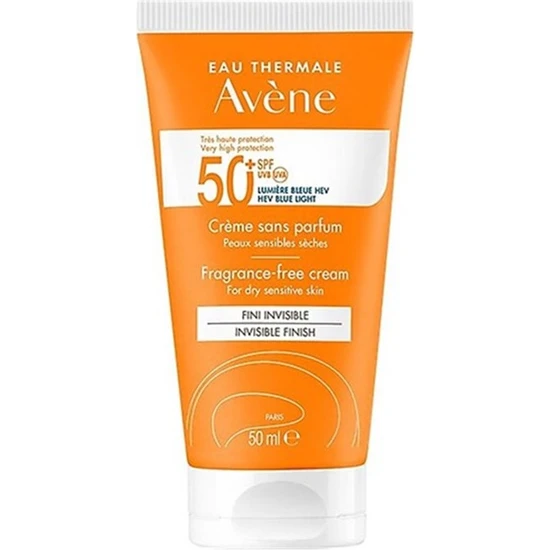 Avene Fragrance-Free Cream Kuru Ciltler İçin Güneş Koruyucu 50 ml