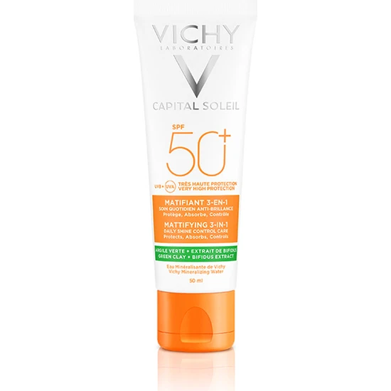 Vichy Capital Soleil Matlaştırıcı Spf 50+ Yüz Güneş Kremi 50 ml