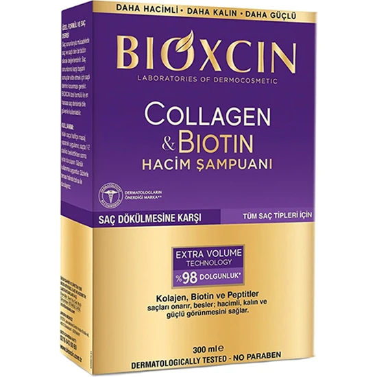 Bioxcin Collagen & Biotin Hacim Şampuan 300 ml