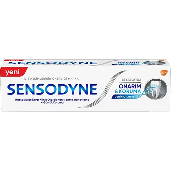 Sensodyne Beyazlatıcı Onarım Koruma Diş Macunu 75 ml