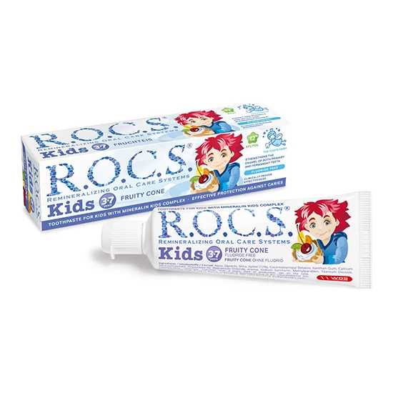 Rocs Kids 3-7 Yaş Meyve Külahı Diş Macunu