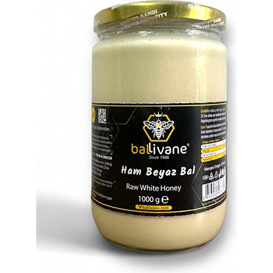 Ballivane Artvin-Ardanuç Ham Beyaz Çiçek Balı 1kg [ Yeni Ürün]