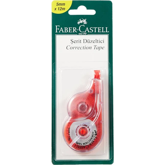 Faber-Castell Correction Tape / Şerit Düzeltici Daksil 5X12MM