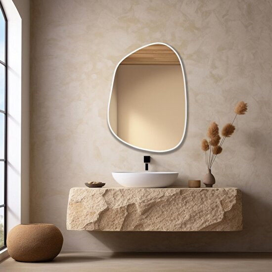 Cg Home Asimetrik Ayna, Konsol Aynası, Dresuar Aynası, Duvar Aynası