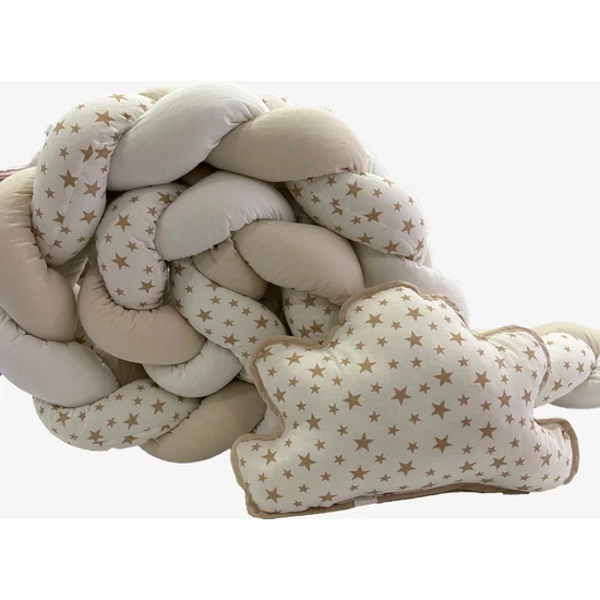 Mini Baby Tek Örgü Korumalık ve Süs Yastık